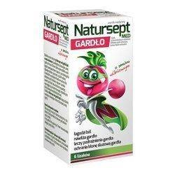 Natursept Med Gardło lizaki o smaku wiśniowym x 6 szt.