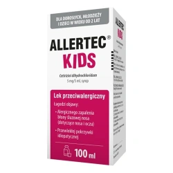 Allertec Kids 100 ml – przeciwhistaminowy syrop dla dzieci i dorosłych