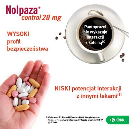 Nolpaza control 20 mg 14 tabletek
