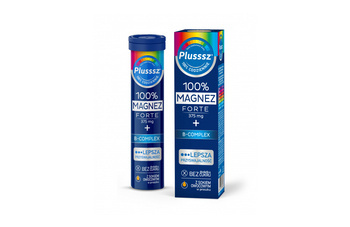 Plusssz 100% Magnez Forte + B-Complex x 20 tabletek musujących