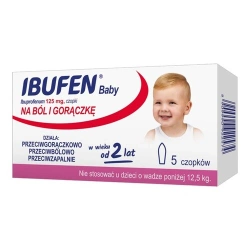 Ibufen Baby czopek doodbytniczy 125mg 5 sztuk