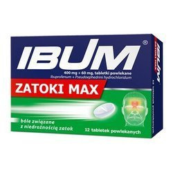 Ibum Zatoki Max x 12 tabletek
