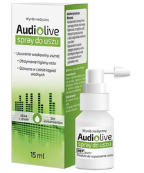 Audiolive spray do uszu 15 ml