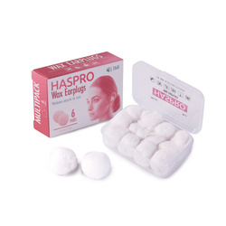 Stopery do uszu woskowe WAX 6 par HASPRO