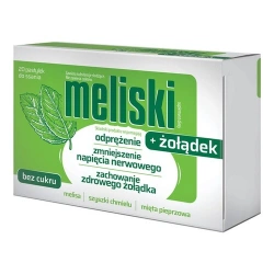 Meliski + Żołądek 20 pastylek do ssania
