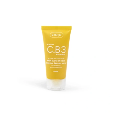 Ziaja Witamina C.B3 Niacynamid krem na dzień z efektem glow SPF 15 50 ml