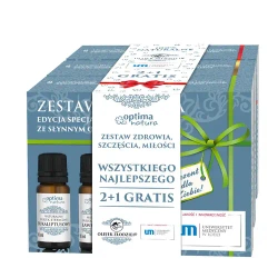 Optima Natura Zestaw Naturalnych Olejków Eterycznych – Zdrowia, Szczęścia i Miłości 9 olejków po 10 ml