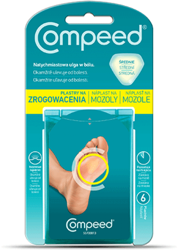 Compeed, plastry na zrogowacenia, średnie, 6 sztuk