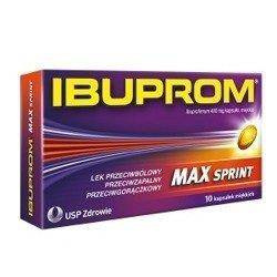 Ibuprom MAX Sprint x 10 kaps.