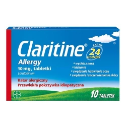 Claritine Allergy 10 mg 10 tabletek