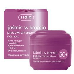 Ziaja Jaśmin krem przeciw zmarszczkom 50 + na noc 50 ml