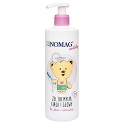 LINOMAG Żel do mycia ciała i głowy dla niemowląt i dzieci 200 ml
