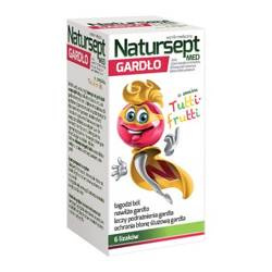 Natursept Med Gardło lizaki o smaku tutti-frutti x 6 szt.