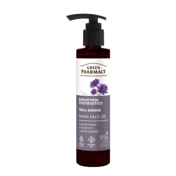 Green Pharmacy Bakuchiol + Postbiotyki Żel do mycia twarzy – delikatne oczyszczanie i regeneracja skóry 200 ml
