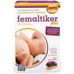 Femaltiker plus sm. czekoladowy x 12 sasz.