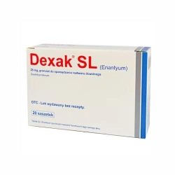Dexak SL 25 mg 20 saszetek (import równoległy Inpharm)