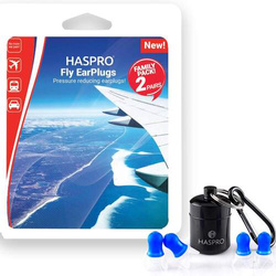 Stopery do uszu na podróż Fly Family pack 2 pary HASPRO