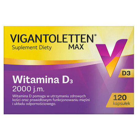 Vigantoletten Max 2000 j.m. x 120 kaps. 