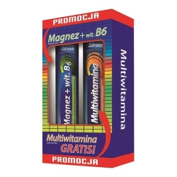 Zdrovit Magnez B6 + Multivitamina 24 + 20 tabletek musujących