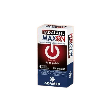 Tadalafil Maxon 10 mg 4 tabletki