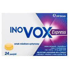 Inovox Express miod-cytryn. x 24 pastyl.