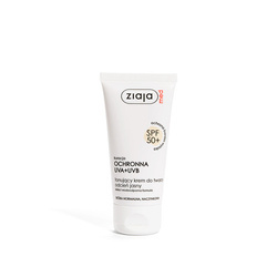 ZIAJA MED Kuracja ochronna UVA+UVB tonujący krem do twarzy jasny SPF50+ 50ml