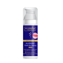 ALLERGIKA – Krem do twarzy MED 50 ml – do łagodzenia podrażnień, nawilżania i odbudowy skóry wrażliwej i atopowej