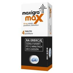 Maxigra Max 50mg x 4 tabl.