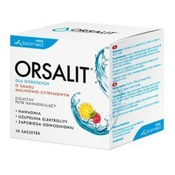 Orsalit dla dorosłych smak malinowo - cytrynowym x 10 saszetek
