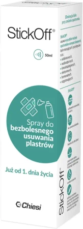 Stick Off spray 50 ml – wyrób medyczny do delikatnego usuwania plastrów i opatrunków