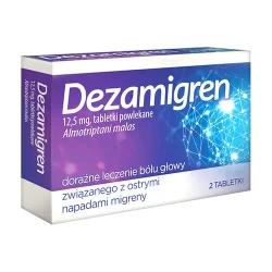 Dezamigren 12,5mg; 2 tabletki