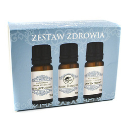 OPTIMA NATURA Zestaw zdrowia - 3 olejki eteryczne po 10 ml (lawendowy, eukaliptusowy, złodziei)