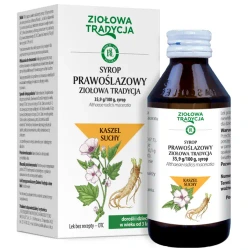 Ziołowa Tradycja Syrop prawoślazowy x 250 g Hasco - tradycyjny syrop roślinny na suchy kaszel