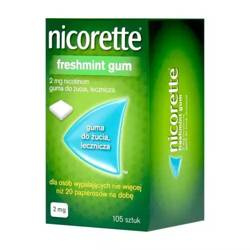 Nicorette Freshmint Gum 2 mg 105 szt.