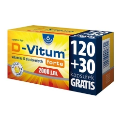 D-Vitum forte 2000 j.m. 150 kapsułek