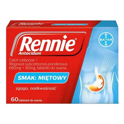 Rennie Antacidum 60 tabletek