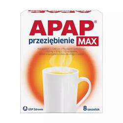 Apap Przeziębienie Max 8 saszetek