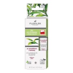 FLOS-LEK Żel pod oczy świetlik+herbata 15 ml