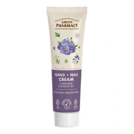 Green Pharmacy Krem do rąk rumianek, olej lniany 100 ml
