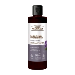 Green Pharmacy Bakuchiol + Postbiotyki woda micelarna–delikatne oczyszczanie i regeneracja skóry 200 ml