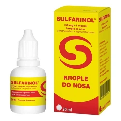 Sulfarinol krople do nosa 20 ml – leczenie kataru i obrzęku błony śluzowej