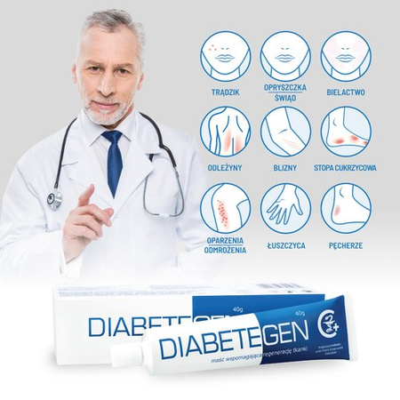 Diabetegen maść wspomagająca regenerację skóry 15 g
