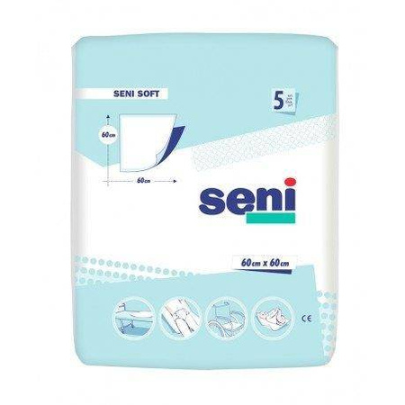 SENI SOFT SUPER 60x60cm podkł. x 5szt.