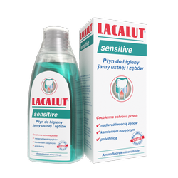 LACALUT SENSITIVE Płyn do higieny jamy ustnej i zębów x 300 ml