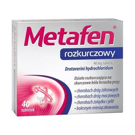 Metafen rozkurczowy 40mg 40 tabletek