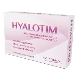 Hyalotim 10 globulek – suchość pochwy, nawilżenie i regeneracja