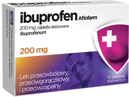 Ibuprofen Aflofarm 200 mg 10 tabletek