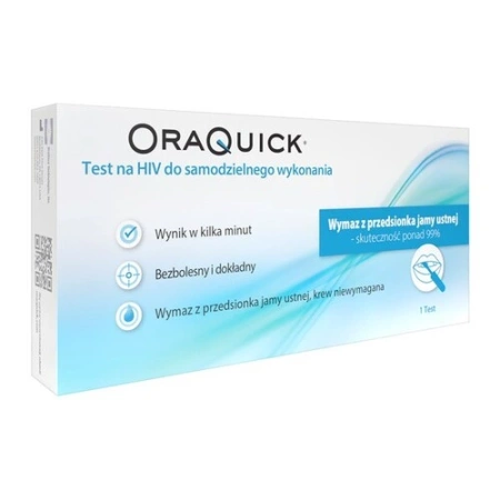 ORAQUICK Test na HIV do samodzielnego wykonania 1 szt.