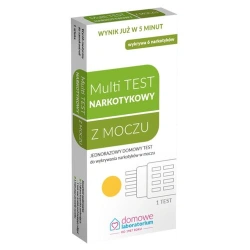 Multi Test Narkotykowy 6-panelowy– szybki domowy test z moczu