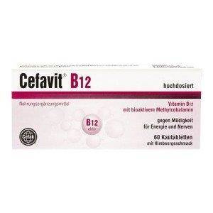 Cefavit B12 x 60 tabl.do żucia 